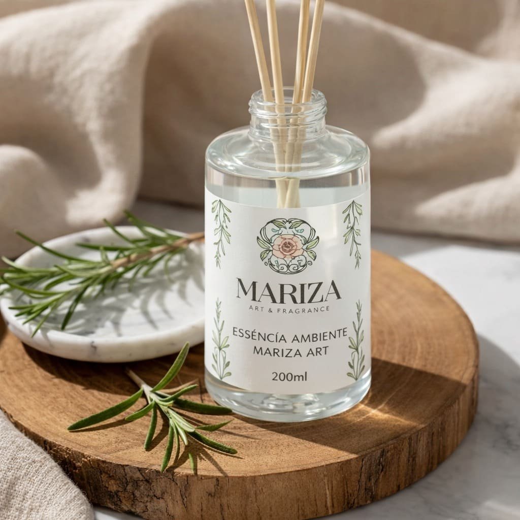 Essência Ambiente Mariza Art 200ml – Difusor, Spray ou Aromatizador de Ambiente